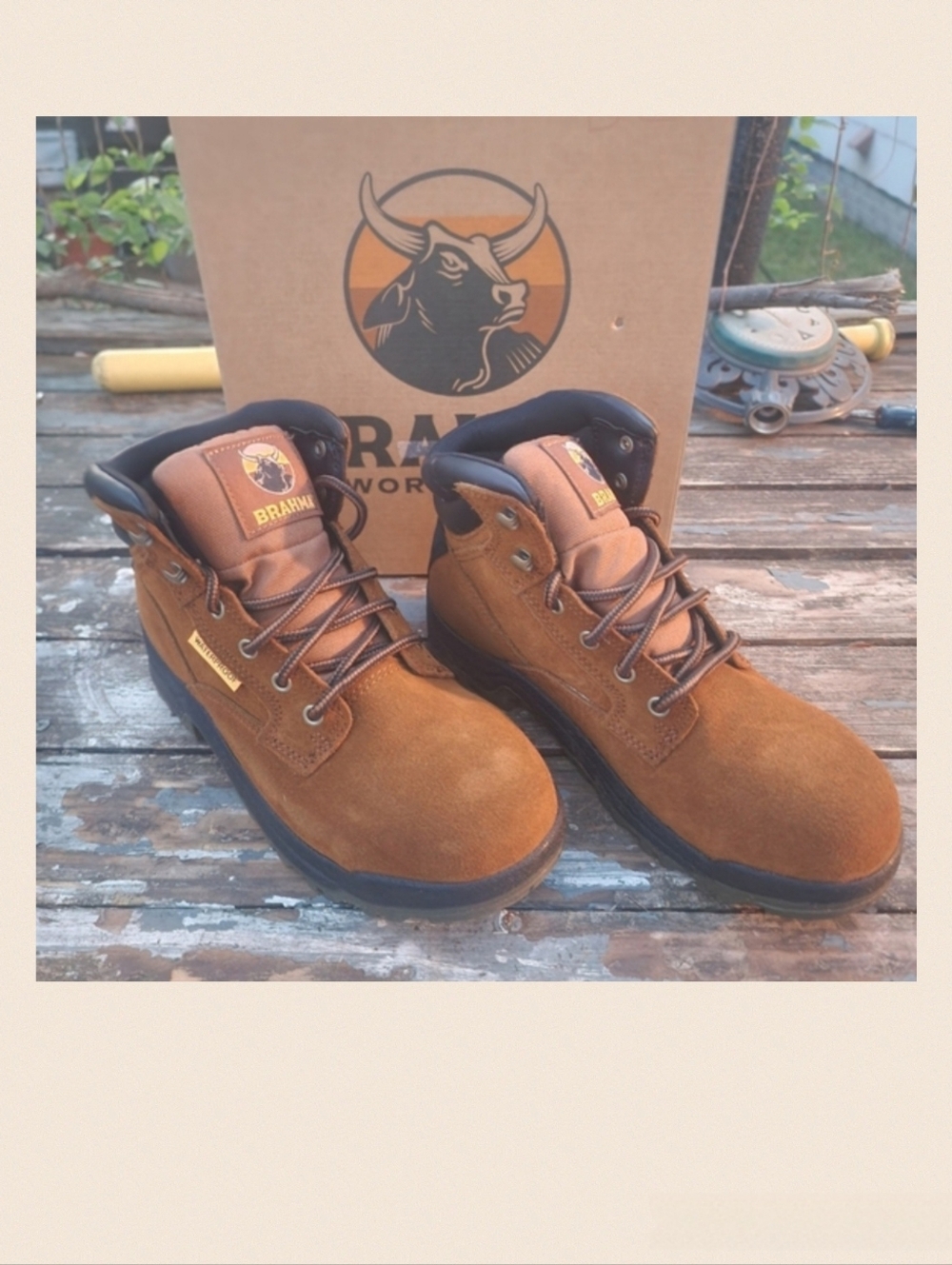 Brahma Work Boots Womens 9